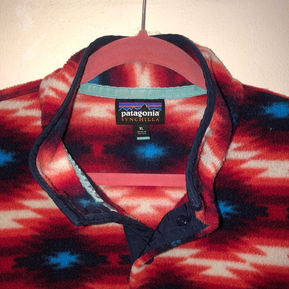 Patagonia Synchilla Fleece in Wild Desert.